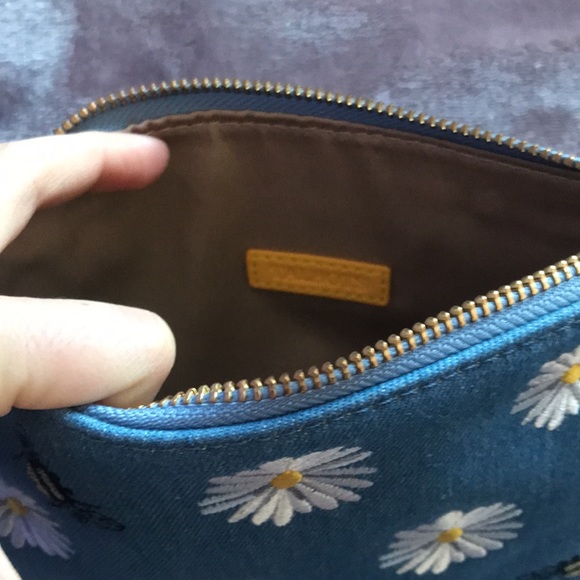 NWT Talbots Denim Wristlet - Picture 5 of 5